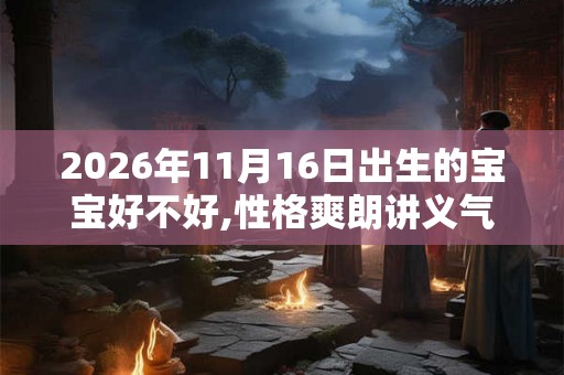 2026年11月16日出生的宝宝好不好,性格爽朗讲义气