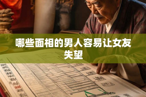 哪些面相的男人容易让女友失望