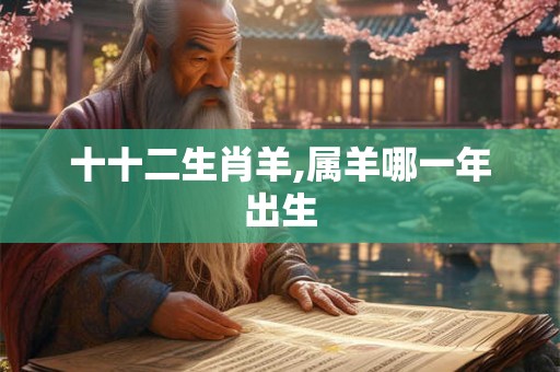 十十二生肖羊,属羊哪一年出生