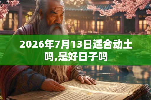 2026年7月13日适合动土吗,是好日子吗