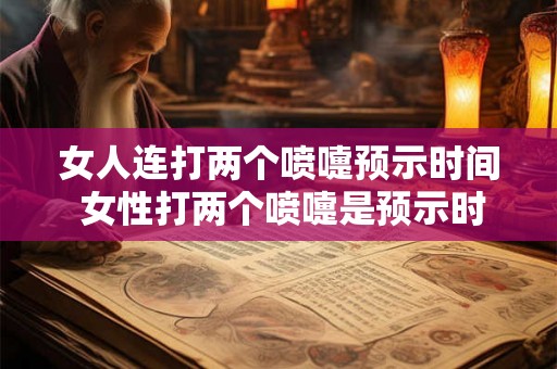 女人连打两个喷嚏预示时间 女性打两个喷嚏是预示时间什么意思