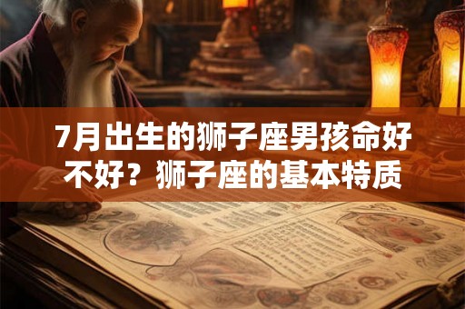 7月出生的狮子座男孩命好不好？狮子座的基本特质