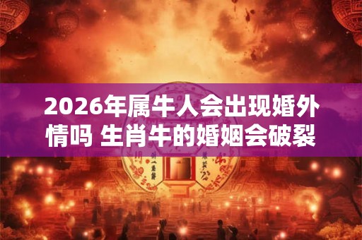 2026年属牛人会出现婚外情吗 生肖牛的婚姻会破裂吗