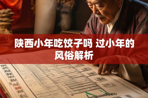 陕西小年吃饺子吗 过小年的风俗解析