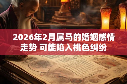 2026年2月属马的婚姻感情走势 可能陷入桃色纠纷