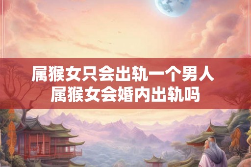 属猴女只会出轨一个男人 属猴女会婚内出轨吗