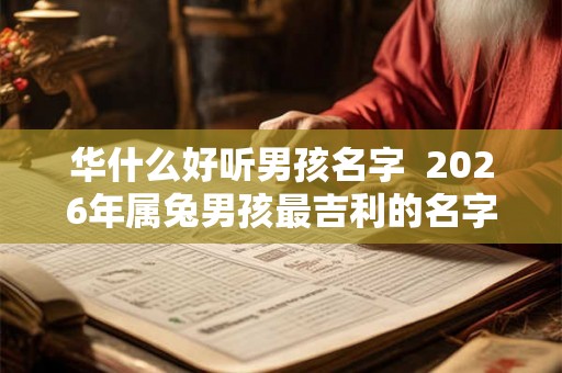 华什么好听男孩名字  2026年属兔男孩最吉利的名字