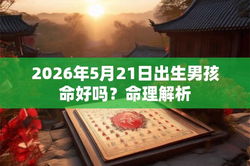2026年5月21日出生男孩命好吗？命理解析