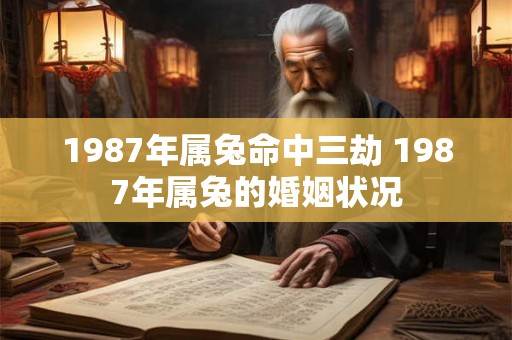 1987年属兔命中三劫 1987年属兔的婚姻状况