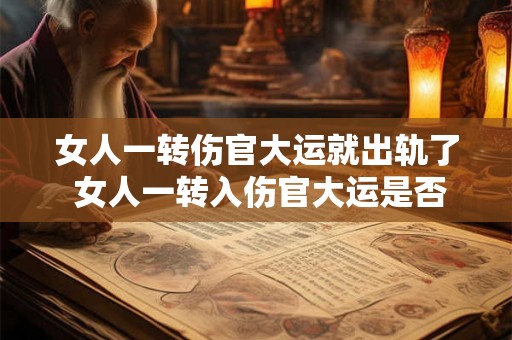 女人一转伤官大运就出轨了 女人一转入伤官大运是否就容易出轨