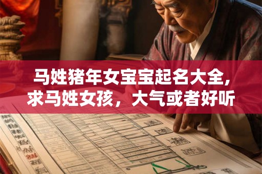 马姓猪年女宝宝起名大全,求马姓女孩，大气或者好听名字