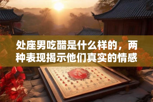 处座男吃醋是什么样的，两种表现揭示他们真实的情感