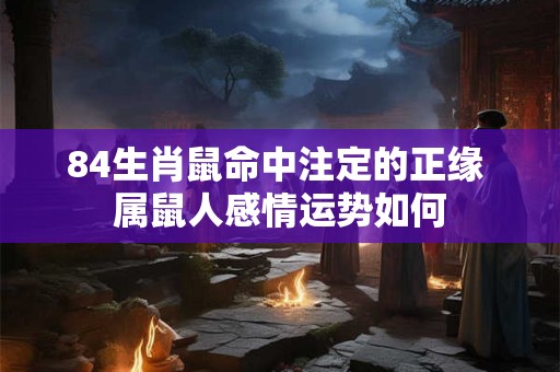 84生肖鼠命中注定的正缘 属鼠人感情运势如何 84生肖鼠命中注定的正缘 属鼠人感情运势如何