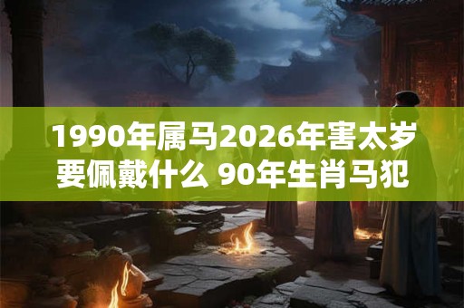1990年属马2026年害太岁要佩戴什么 90年生肖马犯太岁怎么化解