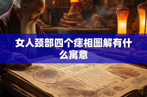 女人颈部四个痣相图解有什么寓意
