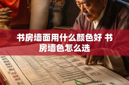 书房墙面用什么颜色好 书房墙色怎么选