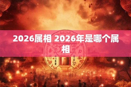 2026属相 2026年是哪个属相 2026属相 2026年是哪个属相