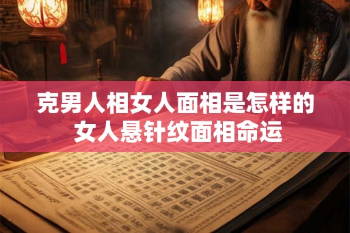 克男人相女人面相是怎样的 女人悬针纹面相命运