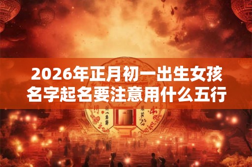 2026年正月初一出生女孩名字起名要注意用什么五行？