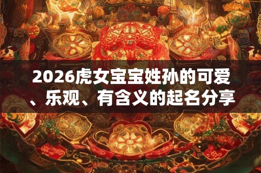 2026虎女宝宝姓孙的可爱、乐观、有含义的起名分享