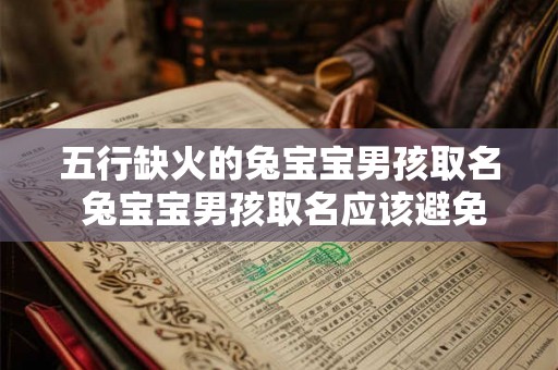 五行缺火的兔宝宝男孩取名 兔宝宝男孩取名应该避免哪些五行属性
