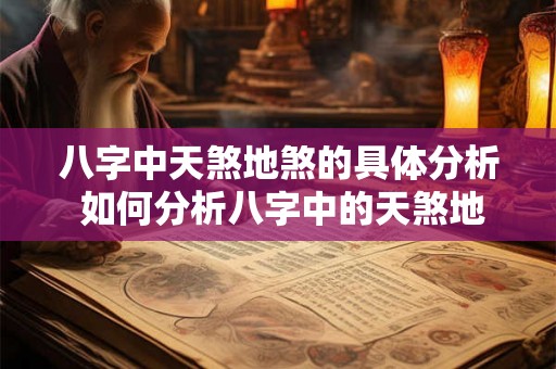 八字中天煞地煞的具体分析 如何分析八字中的天煞地煞