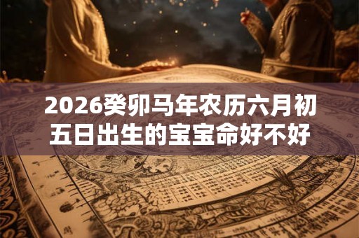 2026癸卯马年农历六月初五日出生的宝宝命好不好 2026癸卯马年农历六月初五日出生的宝宝命好不好