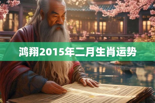 鸿翔2015年二月生肖运势
