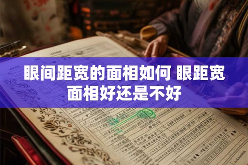 眼间距宽的面相如何 眼距宽面相好还是不好 眼间距宽的面相如何 眼距宽面相好还是不好