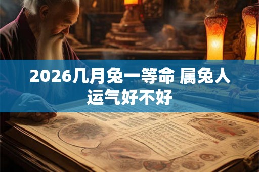 2026几月兔一等命 属兔人运气好不好