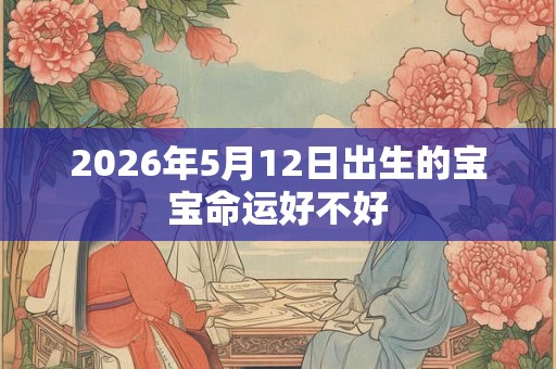 2026年5月12日出生的宝宝命运好不好