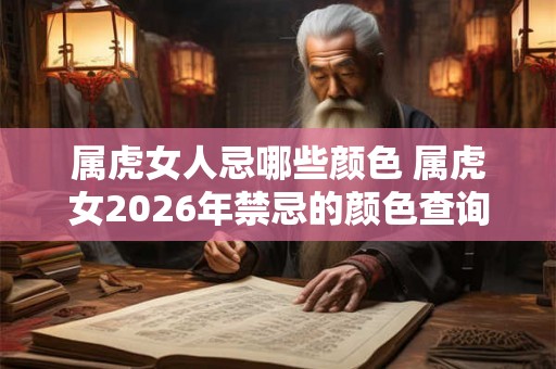 属虎女人忌哪些颜色 属虎女2026年禁忌的颜色查询
