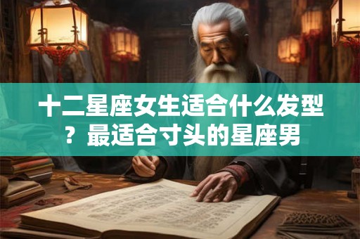 十二星座女生适合什么发型？最适合寸头的星座男