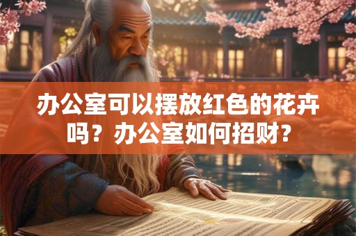 办公室可以摆放红色的花卉吗？办公室如何招财？