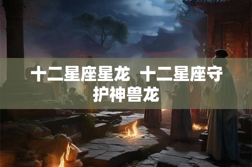 十二星座星龙 十二星座守护神兽龙 十二星座星龙 十二星座守护神兽龙