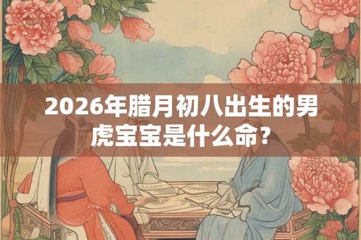 2026年腊月初八出生的男虎宝宝是什么命？