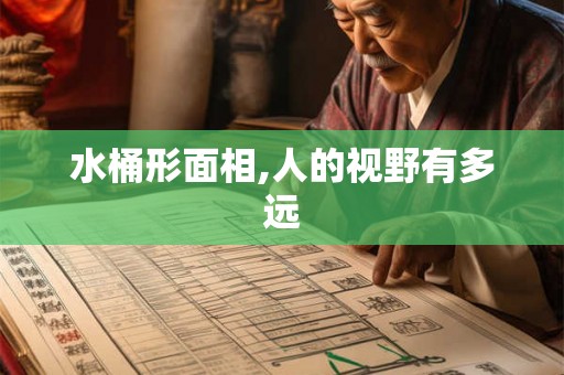 水桶形面相,人的视野有多远