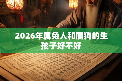 2026年属兔人和属狗的生孩子好不好