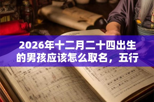 2026年十二月二十四出生的男孩应该怎么取名,五行属什么 2026年十二月二十四出生的男孩应该怎么取名,五行属什么