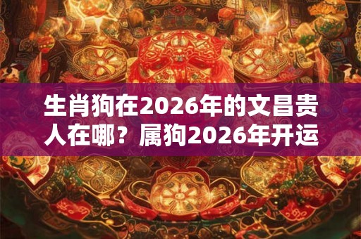 生肖狗在2026年的文昌贵人在哪?属狗2026年开运吉位? 生肖狗在2026年的文昌贵人在哪?属狗2026年开运吉位?