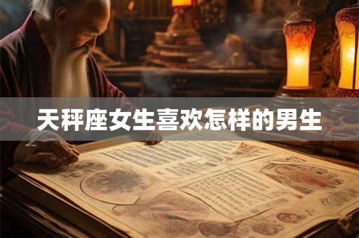 天秤座女生喜欢怎样的男生