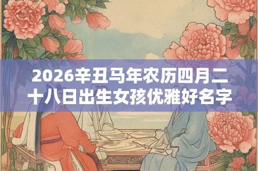 2026辛丑马年农历四月二十八日出生女孩优雅好名字