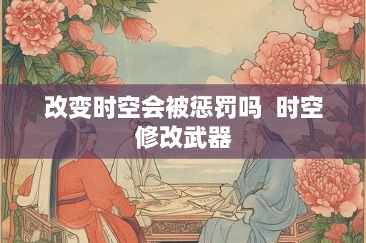 改变时空会被惩罚吗  时空修改武器