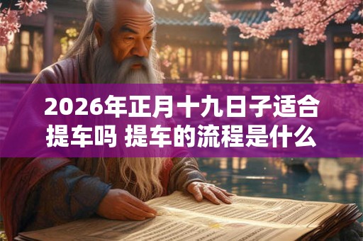 2026年正月十九日子适合提车吗 提车的流程是什么