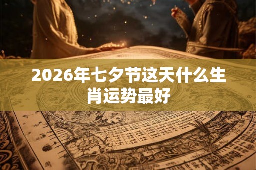 2026年七夕节这天什么生肖运势最好