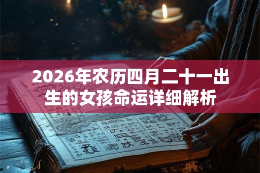 2026年农历四月二十一出生的女孩命运详细解析