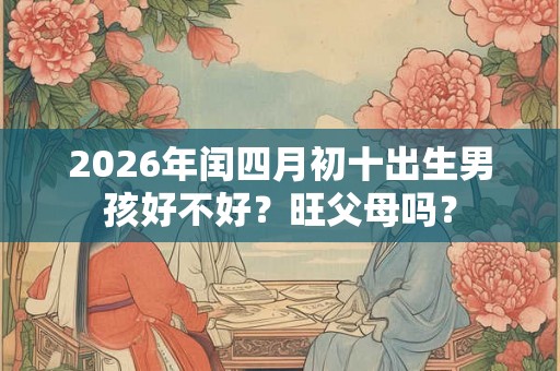 2026年闰四月初十出生男孩好不好？旺父母吗？