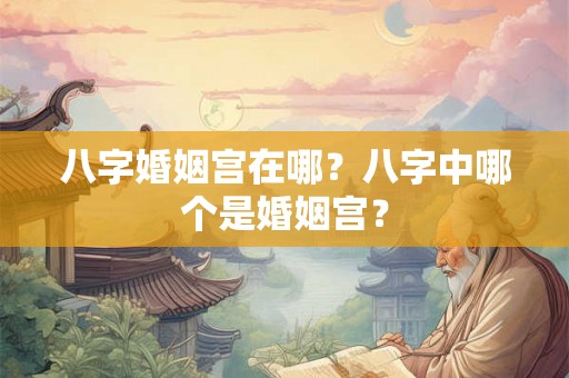 八字婚姻宫在哪？八字中哪个是婚姻宫？