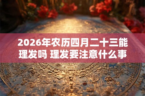 2026年农历四月二十三能理发吗 理发要注意什么事项