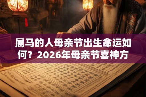 属马的人母亲节出生命运如何？2026年母亲节喜神方位